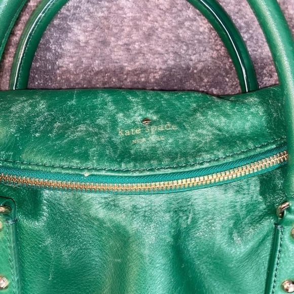 Kate Spade Emerald Green Crossbody Leather Bag - Picture 2 of 4